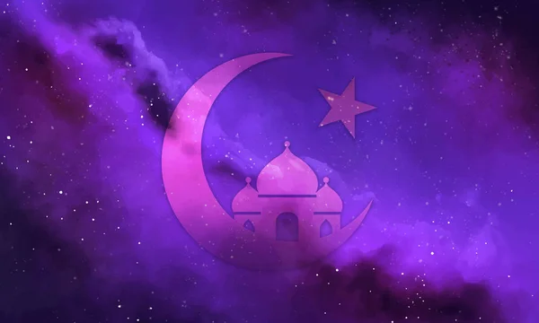 Символ Исламского Праздника Рамадан — стоковое фото