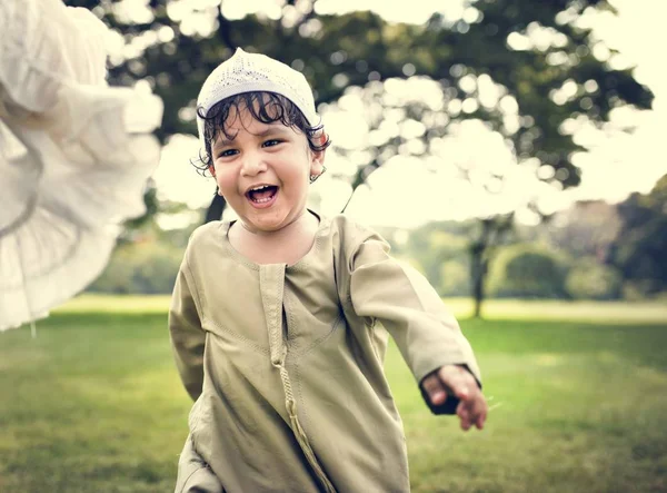 Muslim Anak Taman — Stok Foto