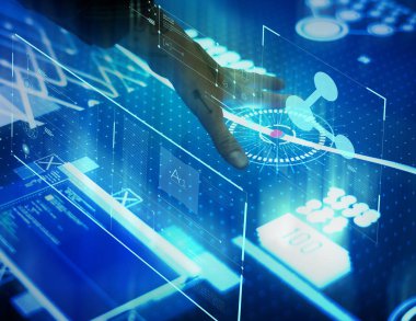 Dokunmatik ekranda yeni teknoloji bilgileri