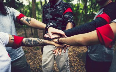 Açık ekip oluşturma etkinliği colleauges grupları için