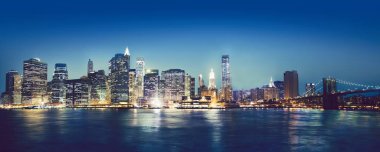 Gece vakti New York manzarası
