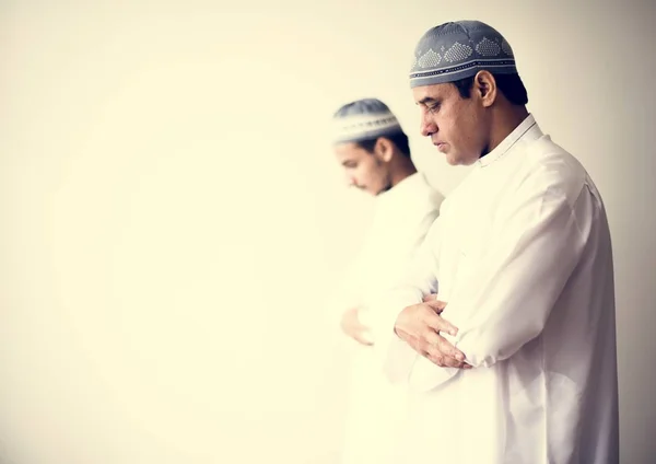 Muslim Prayers Qiyaam Posture — Stock Photo, Image