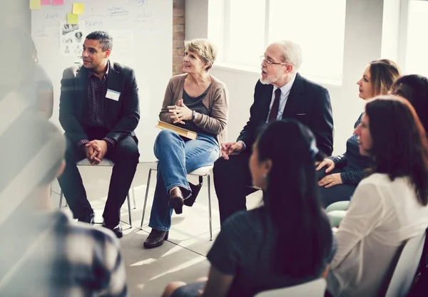 Divers Groupes Personnes Dans Séminaire — Photo