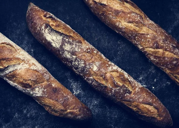 Nahaufnahme Von Baguettes Fotografie Rezeptidee — Stockfoto