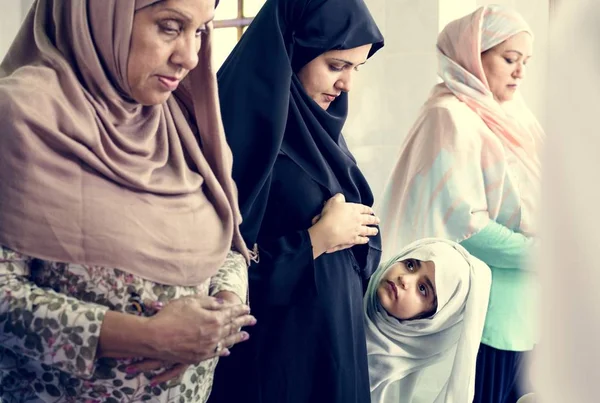 Muslim Berdoa Masjid — Stok Foto