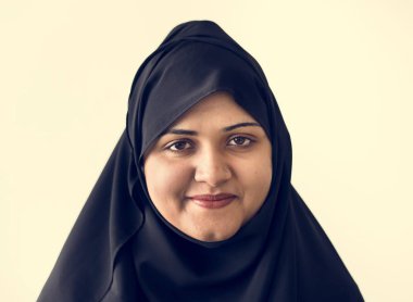 Müslüman bir kadının portresi