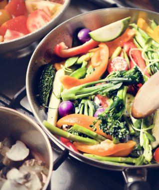 İkramederse karışık sebze gıda fotoğraf tarifi fikir