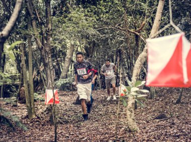 Açık orienteering onay nokta etkinliği