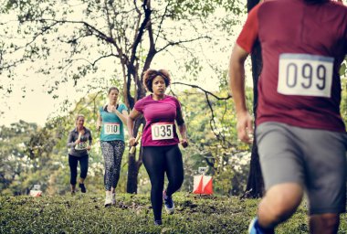 Açık orienteering onay nokta etkinliği
