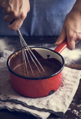Çikolata ganache gıda fotoğraf tarifi fikir