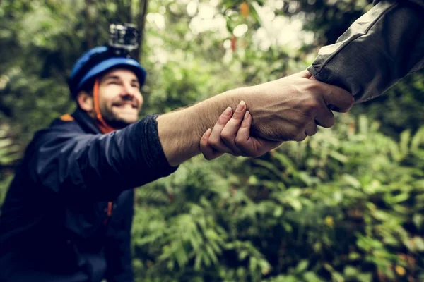 Mano Mano Mano Mano Che Aiuta — Foto Stock