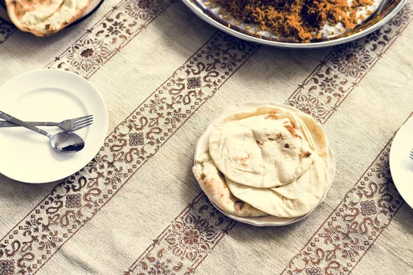 Comida Deliciosa Para Uma Festa Ramadã — Fotografia de Stock