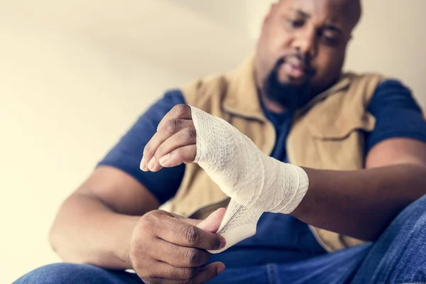 Una Persona Lesionada — Foto de Stock