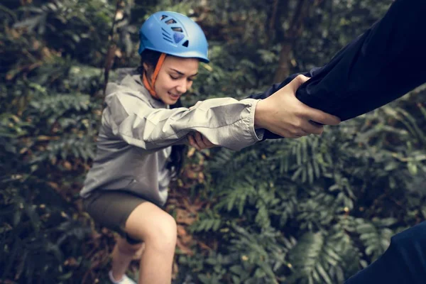 Mano Mano Mano Mano Che Aiuta — Foto Stock