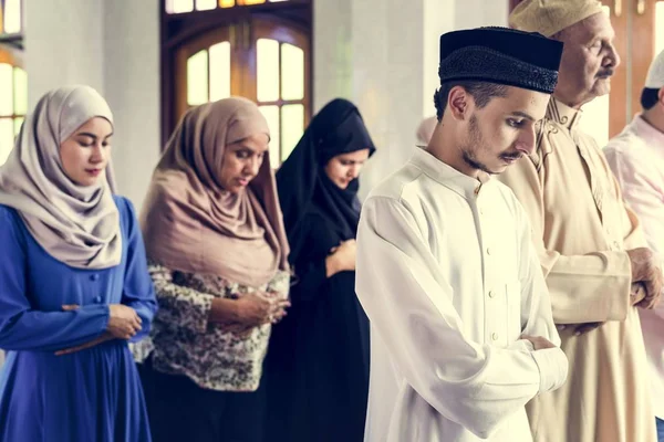 Muslim Berdoa Masjid — Stok Foto