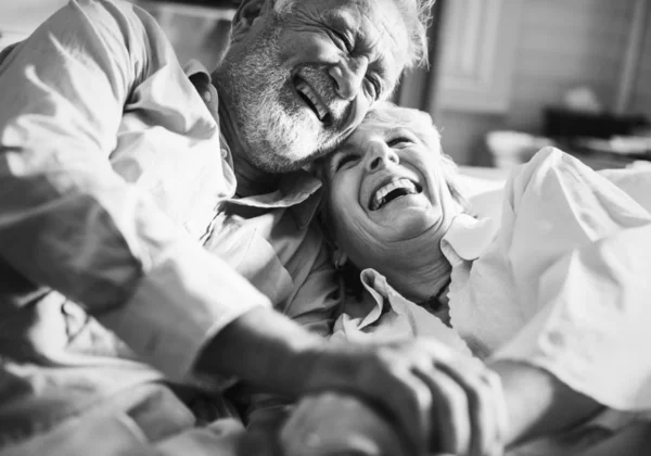 Casal Idosos Passar Tempo Juntos — Fotografia de Stock