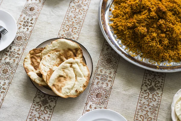 Comida Deliciosa Para Uma Festa Ramadã — Fotografia de Stock