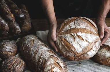 Ekmek somunları gıda fotoğraf tarifi fikirler