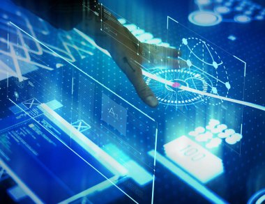 Dokunmatik ekranda yeni teknoloji bilgileri