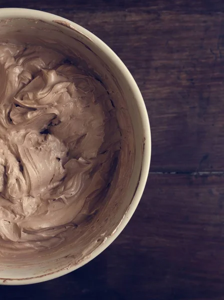 Ідея Рецепту Шоколадного Заморожування — стокове фото