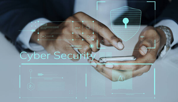 Человек, печатающий на смартфоне
