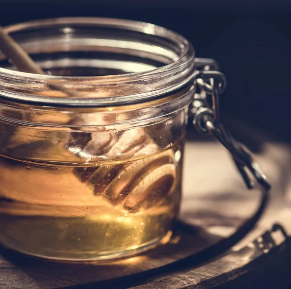 Organic Honey Food Photography Recipe Idea — Stock Photo, Image