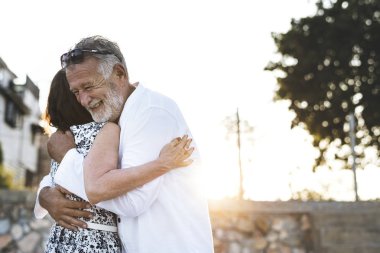 üst düzey çift açık havada 