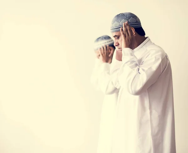 Doa Muslim Dalam Postur Takbiratul Ihram — Stok Foto