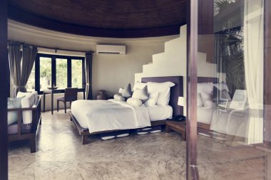 Bir lüks Resort otel odası