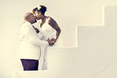 Afrika kökenli Amerikalı çift bir Adası'nda evleniyor