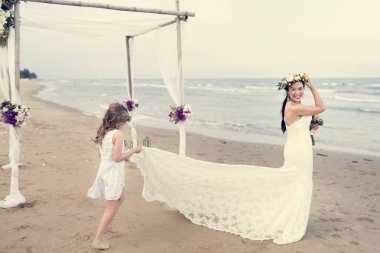 Genç Kafkas çiftin düğün günü