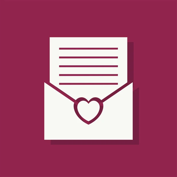 Letterpictogram Valentijnsdag Liefde — Stockfoto