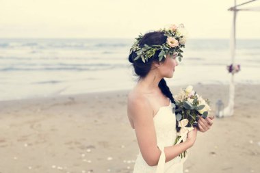 Genç Kafkas çiftin düğün günü