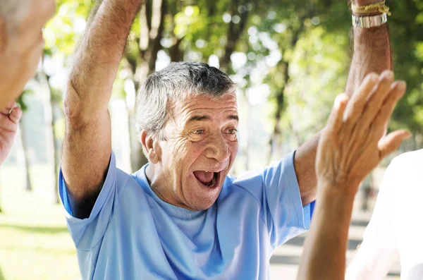 Mature Man Team — Stock Photo, Image