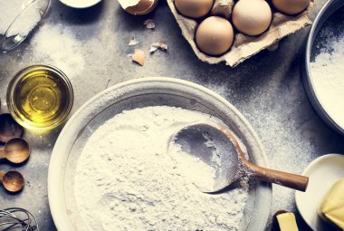 malzemeler pişirme kapatın