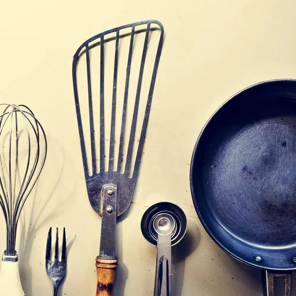 Conceito Utensílio Cozinha — Fotografia de Stock