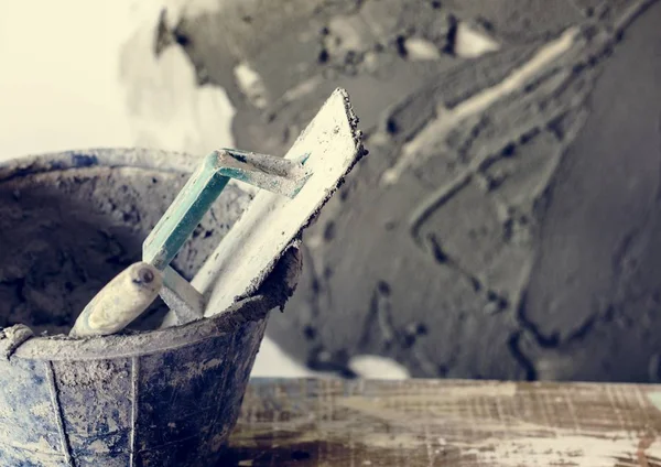 Cemento para la renovación de casas — Foto de Stock