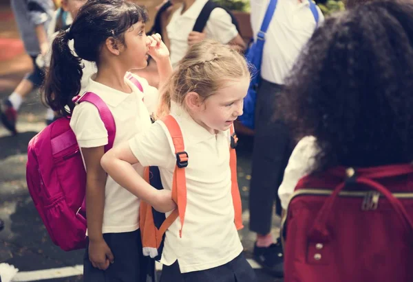 Crianças Felizes Escola Primária — Fotografia de Stock