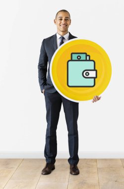 İşadamı Studio bir cüzdan simgesiyle 