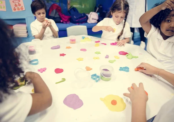 Crianças Felizes Escola Primária — Fotografia de Stock