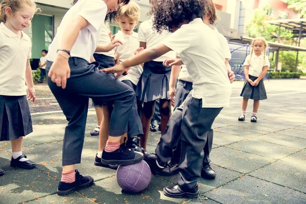 Crianças Felizes Escola Primária — Fotografia de Stock