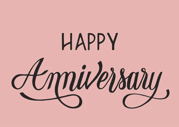 Happy Anniversary Typography Design Illustration — Stock Photo, Image