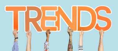 Word eğilimleri Holding çeşitli eller