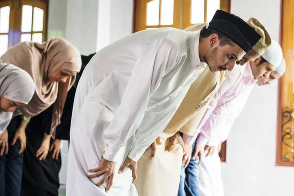 Muslim Berdoa Masjid — Stok Foto