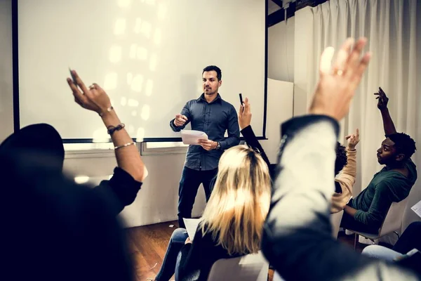 Geschäftsleute Einem Meeting — Stockfoto