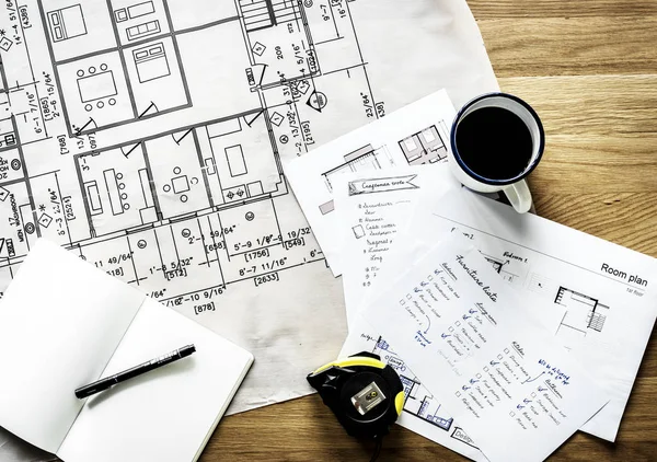 Primer Plano Del Plan Casa — Foto de Stock