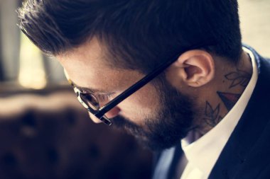 bir iş adamı closeup