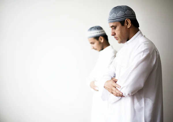 Muslim Prayers Qiyaam Posture — Stock Photo, Image