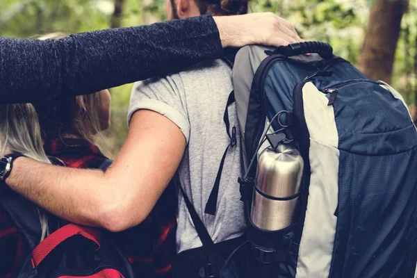 Wandelen Een Bos — Stockfoto