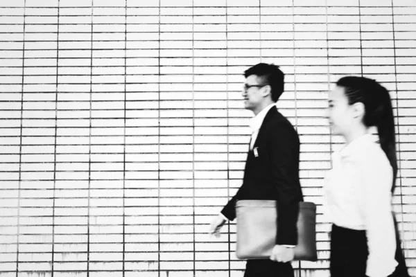 Asiatico Business People Walking — Foto Stock